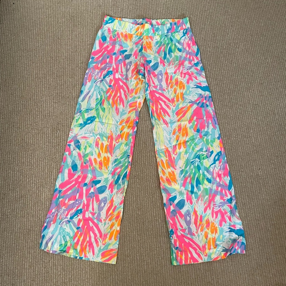 NWOT Lilly Pulitzer Sparkling Sands Palazzo Pants